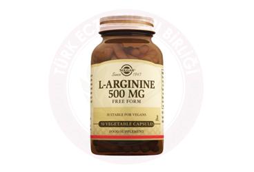 SOLGAR L-ARGININE KAPSUL 500 mg 50 kapsül