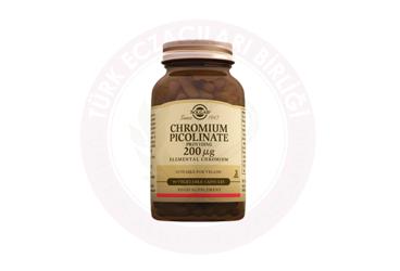 SOLGAR CHROMIUM PICOLINATE KAPSUL 200 mcg 90 kapsül