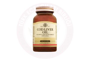 SOLGAR COD LIVER OIL YUMUSAK JELATIN KAPSUL 100 kapsül