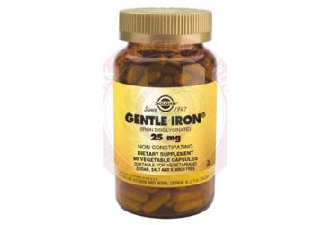 SOLGAR GENTLE IRON KAPSUL 25 mg 90 kapsül