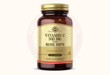 SOLGAR VITAMIN C WITH ROSE HIPS TABLET 100 tablet