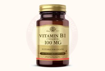 SOLGAR VITAMIN B1 (THIAMIN) KAPSUL 100 mg 100 kapsül
