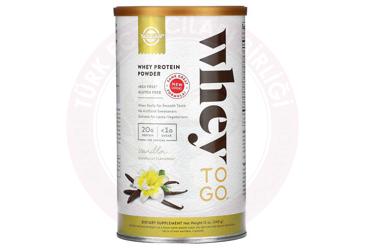 SOLGAR WHEY TO GO WHEY PROTEIN POWDER VANILLA 340 g toz