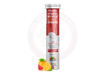 SUNLIFE MULTI-VITAMIN + MINERAL + GINSENG EFERVESAN TABLET 20 tablet