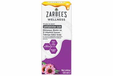 ZARBEE'S WELLNESS EKINEZYA, BIOTIN VE D VITAMINI ICEREN TAKVIYE EDICI GIDA 120 ml şişe