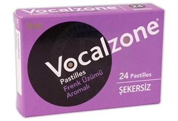 VOCALZONE FRENKUZUMLU SEKERSIZ PASTIL 24 pastil