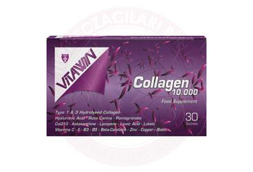 VITAWIN COLLAGEN 10000 TAKVIYE EDICI GIDA 30 saşe