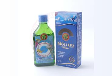 MOLLERS COD LIVER OIL OMEGA-3 ICEREN TUTTI FRUTTI AROMALI TAKVIYE EDICI GIDA 250 ml şişe