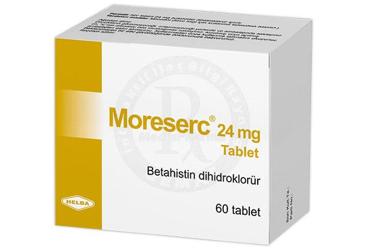 MORESERC 24 MG TABLET, 60 ADET