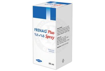 FRENAG PLUS %1+%5 DERİYE UYGULANACAK SPREY, ÇÖZELTİ, 50 ML