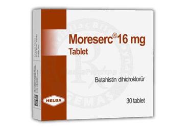 MORESERC 16 MG TABLET, 30 ADET