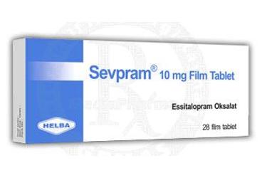 SEVPRAM 10 MG FILM TABLET, 28 ADET