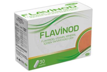 FLAVINOD FLAVONOID, VITAMIN, MINERAL ICEREN TAKVIYE EDICI GIDA 30 kapsül