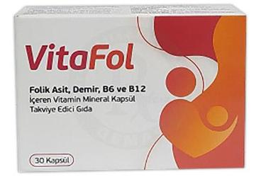 VITAFOL TAKVIYE EDICI GIDA KAPSUL 30 kapsül
