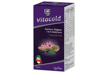 VITACOLD KARAMURVER, BETAGLUCAN, C VE D VITAMINI ICEREN TAKVIYE EDICI GIDA 100 ml şişe