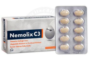 NEMOLIX C3 YUMUSAK KAPSUL 30 kapsül