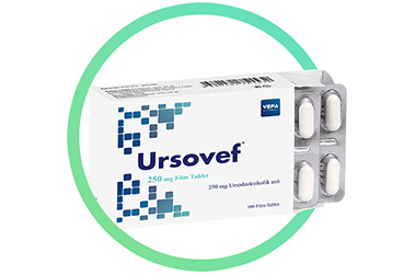 URSOVEF 250 MG FILM KAPLI TABLET, 100 TABLET