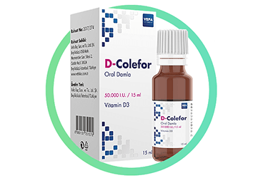 D-COLEFOR 50.000 I.U./15 ML ORAL DAMLA, ÇÖZELTİ, 15 ML