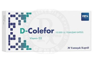 D-Colefor 10.000 IU Yumuşak Kapsül (30 adet)