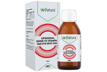 VENATURA LIPOZOMAL DEMIR VE VITAMIN C ICEREN TAKVIYE EDICI GIDA 150 ml şişe