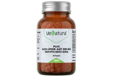 VENATURA PLUS ALFA LIPOIK ASIT TAKVIYE EDICI GIDA KAPSUL 200 mg 30 kapsül