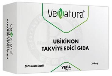VENATURA UBIKINON KOENZIN Q10 TAKVIYE EDICI GIDA 30 kapsül