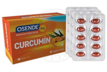OSENDE TCS CURCUMIN KURKUMIN ICEREN TAKVIYE EDICI GIDA 30 kapsül