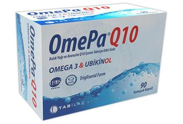 OMEPA-Q10 BALIK YAGI VE KOENZIM Q10 ICEREN TAKVIYE EDICI GIDA 90 kapsül
