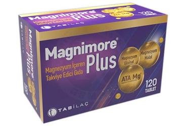 MAGNIMORE PLUS MAGNEZYUM ICEREN TAKVIYE EDICI GIDA 120 tablet