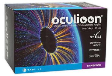 OCULIOON KAPSUL OMEGA-3, LUTEIN, ZEAKSANTIN, VITAMIN VE MINERAL KOMPLEKS ICEREN TAKVIYE EDICI GIDA 60 kapsül