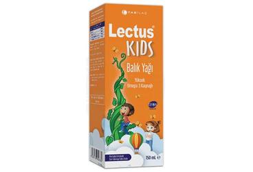 LECTUS KIDS BALIK YAGI PORTAKAL AROMALI SIVI TAKVIYE EDICI GIDA 150 ml şişe