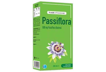 TABVITAMINS PASSIFLORA ICEREN SIVI TAKVIYE EDICI GIDA 600 mg 200 ml şişe