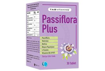 TABVITAMINS PASSIFLORA PLUS TAKVIYE EDICI GIDA TABLET 30 tablet