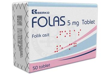FOLAS 5 MG TABLET, 50 ADET
