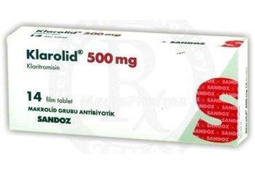 KLAROLID 500 MG FİLM TABLET, 14 ADET