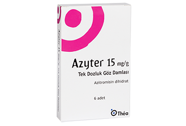 AZYTER 15 MG/G TEK DOZLUK GOZ DAMLASI, 6 ADET