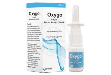 OXYGO %0,05 BURUN SPREYİ, ÇÖZELTİ, 10 ML