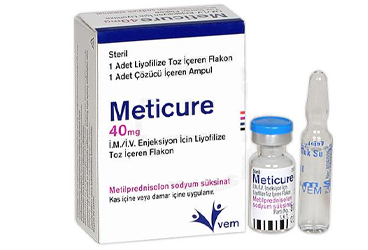 METICURE 40 MG IM/IV ENJEKSIYON ICIN LIYOFIZE TOZ ICEREN FLAKON, 1 ADET