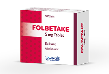 FOLBETAKE 5 MG TABLET, 50 ADET