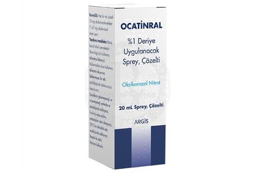 Ocatinral %1 Deriye Uygulanacak Sprey, Çözelti (20 mL)