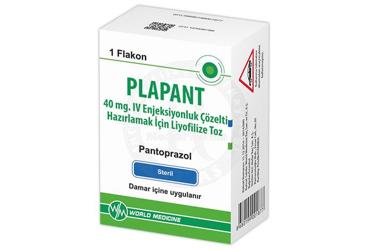 PLAPANT 40 MG İV ENJEKSİYONLUK ÇÖZELTİ HAZIRLAMAK İÇİN LİYOFİLİZE TOZ, 1 ADET