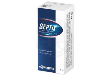 SEPTİX 2 MG/ML + 0,5 MG/ML MENTOLLÜ ORAL SPREY, ÇÖZELTİ, 1 ADET