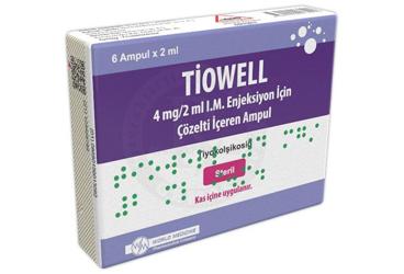TİOWELL 4MG/2ML I.M. ENJEKSIYON IÇIN ÇÖZELTI IÇEREN AMPUL, 6 ADET