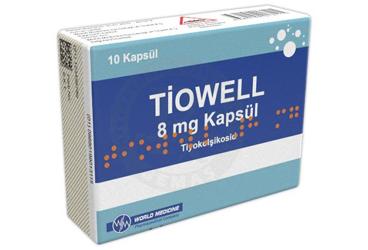 TİOWELL 8 MG KAPSÜL, 10 KAPSÜL