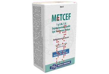 METCEF 1 G IM/IV ENJEKSİYONLUK ÇÖZELTİ İÇİN TOZ İÇEREN FLAKON (1 FLAKON + 1 AMPUL)