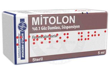 MİTOLON %0.1 GÖZ DAMLASI, SÜSPANSİYON, 5 ML