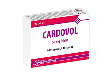 CARDOVOL 50 MG TABLET, 20 ADET