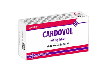 CARDOVOL 100 MG TABLET, 20 ADET