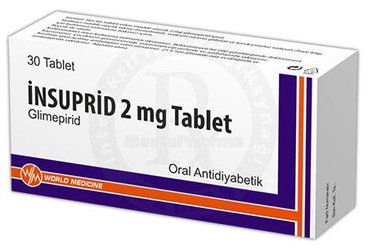 INSUPRID 2 MG TABLET ,TABLET, 30 ADET