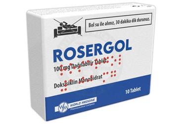 ROSERGOL 100 MG DAĞILABİLİR TABLET , 10 ADET